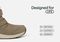 Orthofeet Florence Waterproof Cushioned Support Women's Boots - Taupe - Feature Detail - 5