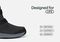 Orthofeet Florence Waterproof Cushioned Support Women's Boots - Black - Feature Detail - 5