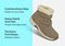 Orthofeet Florence Waterproof Cushioned Support Women's Boots - Taupe - Comfort Benefits - 3
