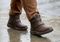 Orthofeet Florence Waterproof Cushioned Support Women's Boots - Brown - Lifestyle View - 8