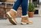Orthofeet Florence Waterproof Cushioned Support Women's Boots - Camel - Lifestyle View - 8