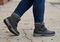 Orthofeet Florence Waterproof Cushioned Support Women's Boots - Black - Lifestyle View - 8