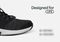 Orthofeet Francis No-Tie Stretch Cushioned Support Women's Sneakers - Black - Feature Detail - 5