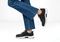Orthofeet Francis No-Tie Stretch Cushioned Support Women's Sneakers - Black - Lifestyle View - 2