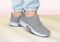 OrthoFeet Francis No Women's Sneakers Stretch - Gray - 8