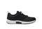 Orthofeet Francis No-Tie Stretch Cushioned Support Women's Sneakers - Black - Product View - 1