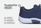Orthofeet Francis No-Tie Stretch Cushioned Support Women's Sneakers - Blue - Feature Detail - 4