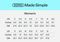 Orthofeet Gaya Supportive Women's Sandals - Lifestyle - Shoe Size Chart - 3