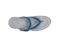 Orthofeet Gaya Supportive Women's Sandals - Blue - Bird's Eye View - 6