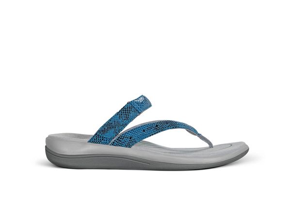 Orthofeet Gaya Supportive Women's Sandals - Blue - Product View - 1