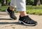 Orthofeet Laguna Heel Strap Stretch Women's Sandal - Black - Lifestyle View - 9