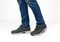 Orthofeet Lava Stretch Customizable Support Men's Sneaker - Dark Gray - Lifestyle View - 2