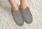 OrthoFeet Louise Stretch Knit Women's Slippers Stretch - Beige - 2