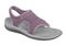 OrthoFeet Lyra Women's Sandals Heel Strap - Rose - 6
