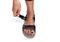 OrthoFeet Malibu Two Way Strap Women's Sandals Heel Strap - Black - 3