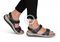 OrthoFeet Malibu Two Way Strap Women's Sandals Heel Strap - Black - 6