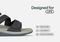 Orthofeet Naxos Supportive Adjustable Women's Sandals - Black - Feature Detail - 5