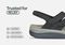 Orthofeet Naxos Supportive Adjustable Women's Sandals - Black - Feature Detail - 4