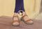 OrthoFeet Paloma Camel Women's Sandals Heel Strap - Camel - 6