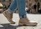 Orthofeet Porto Comfort Arch Support Men's Casual - Beige - Lifestyle View - 8