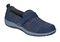 OrthoFeet Quincy Stretch Women's Casual Stretch - Blue - 12