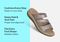Orthofeet Sahara Supportive Cushioned Women's Sandals - Pewter - Comfort Benefits - 3