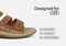 Orthofeet Sahara Supportive Cushioned Women's Sandals - Tan - Feature Detail - 5
