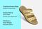 Orthofeet Sahara Supportive Cushioned Women's Sandals - Gold - Comfort Benefits - 3