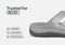 Orthofeet Sahara Supportive Cushioned Women's Sandals - Silver Metallic - Feature Detail - 4