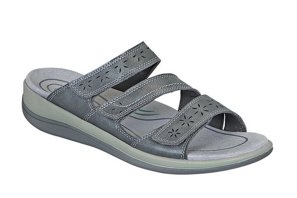 OrthoFeet Sahara Gray Women's Sandals - Gray - 1