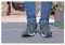 OrthoFeet Sprint Tie Men's Sneakers Tie-Less Heel Strap - Gray - 2