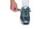 OrthoFeet Sprint Tie Men's Sneakers Tie-Less Heel Strap - Blue - 10