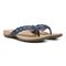 Vionic Starley Womens Thong Sandals - Dark Blue - Pair