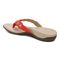 Vionic Starley Womens Thong Sandals - Poppy - Back angle