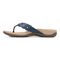 Vionic Starley Womens Thong Sandals - Dark Blue - Left Side