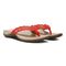 Vionic Starley Womens Thong Sandals - Poppy - Pair