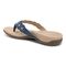 Vionic Starley Womens Thong Sandals - Dark Blue - Back angle