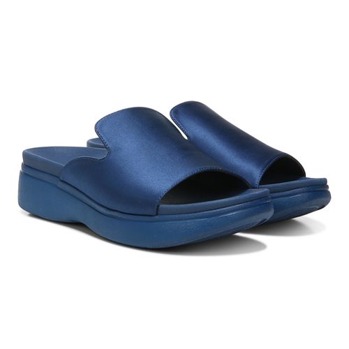 Vionic Monica Womens Slide Wedge - Dark Blue - Pair
