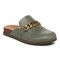 Vionic Georgie Womens Mule/Clog Casual - Army Green - Angle main