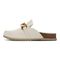 Vionic Georgie Womens Mule/Clog Casual - Cream - Left Side