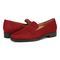 Vionic Sellah Women's Slip-On Arch Supportive Loafer - Syrah Suede - pair left angle