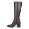 Vionic Inessa Women's High Shaft Dress Boots - Chocolate Strtch Syn - Left Side