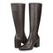 Vionic Inessa Women's High Shaft Dress Boots - Chocolate Strtch Syn - pair left angle