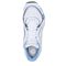 Ryka Sky Walk Women's Athletic Walking Sneaker - White / Metallic Lake Blue - Top