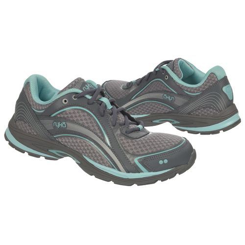 Ryka Sky Walk Women's Athletic Walking Sneaker - Frost Grey / Aqua Sky - Pair