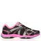 Ryka Influence Women's Athletic Training Sneaker - Black / Atomic Pink / Royal Blue - Right side