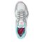 Ryka Influence Women's Athletic Training Sneaker - White / Aqua / Hotpink - Top