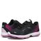 Ryka Devotion Plus 2 Women's Athletic Walking Sneaker - Black / Very Berry - pair left angle