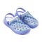 Joybees Varsity Lined Clog - Unisex - Comfy Clog with Arch Support -  Varsity Lined Clog Graphics Adult Blue Iris Fair Isle Pp Pair View