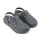 Joybees Varsity Lined Clog - Unisex - Comfy Clog with Arch Support -  Varsity Lined Clog  Adult Charcoal/Grey Cloud Tie Dye  Pp Pair View